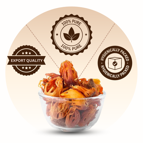 Organically Grown Mace (Javitri) Full Flower | Kerala (Idduki) -10gm | Premium Export Quality and Natural Flavor