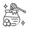Pure, Natural & Unprocessed Honey icon