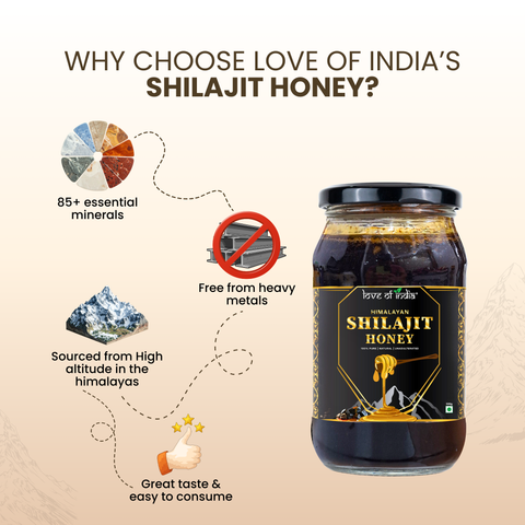 Himalayan Shilajit Honey | Lab Tested | Shilajit: NABL Lab Tested