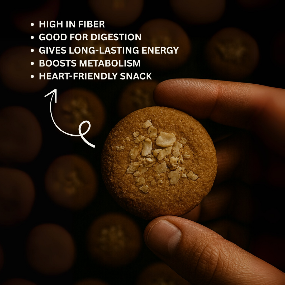 FitFibre Cookie Gift Box – Oats, Coconut & Choco Chip Cookies (8 Pcs Each)