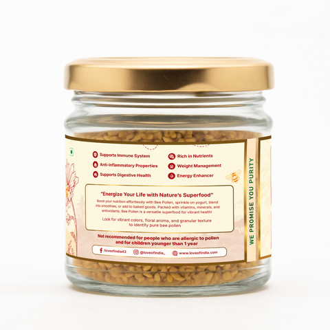 Bee Pollen | 100% Raw Natural Bee Pollen | A Natural Superfood