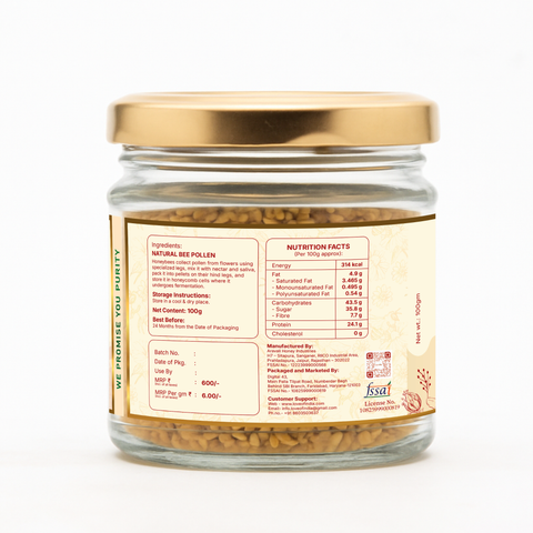 Bee Pollen | 100% Raw Natural Bee Pollen | A Natural Superfood