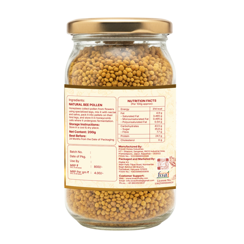 Bee Pollen | 100% Raw Natural Bee Pollen | A Natural Superfood