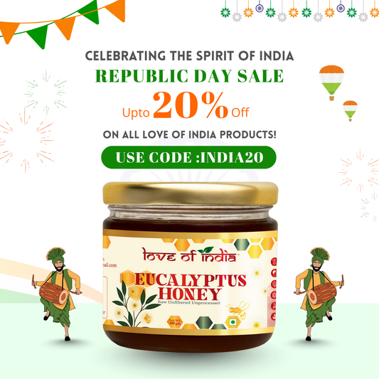 Eucalyptus Honey 400g | 100% Pure – Soothes Sore Throat & Supports Lungs