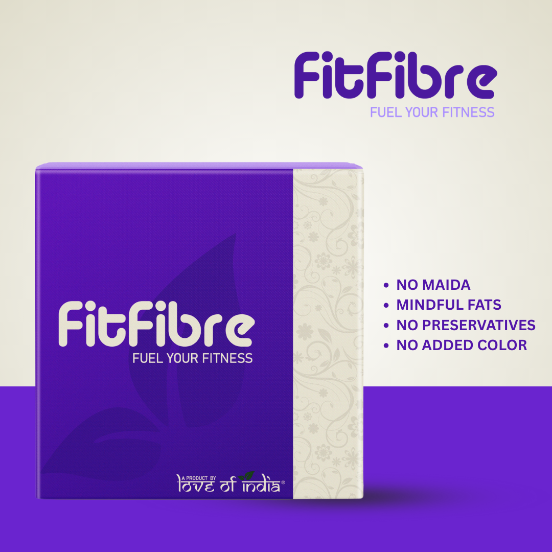 FitFibre Cookie Gift Box – Oats, Coconut & Choco Chip Cookies (8 Pcs Each)