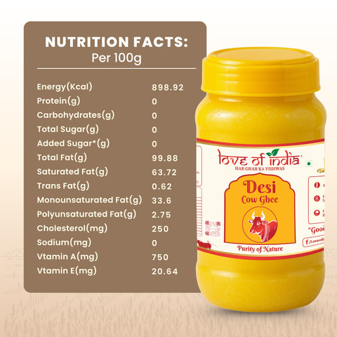 Desi Cow Ghee Traditionally Crafted for Everyday Nourishment | 1000ml
