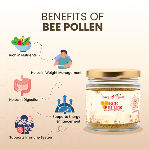 Bee Pollen | 100% Raw Natural Bee Pollen | A Natural Superfood