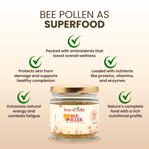 Bee Pollen | 100% Raw Natural Bee Pollen | A Natural Superfood