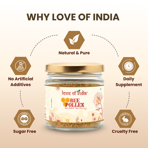 Bee Pollen | 100% Raw Natural Bee Pollen | A Natural Superfood