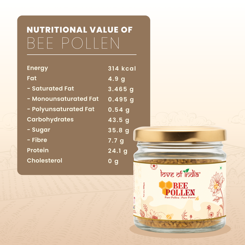 Bee Pollen | 100% Raw Natural Bee Pollen | A Natural Superfood