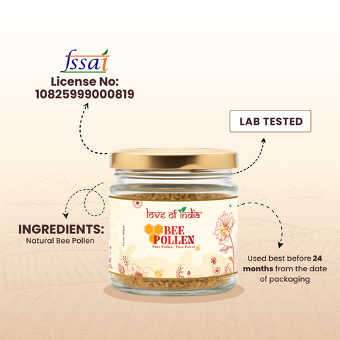 Bee Pollen | 100% Raw Natural Bee Pollen | A Natural Superfood