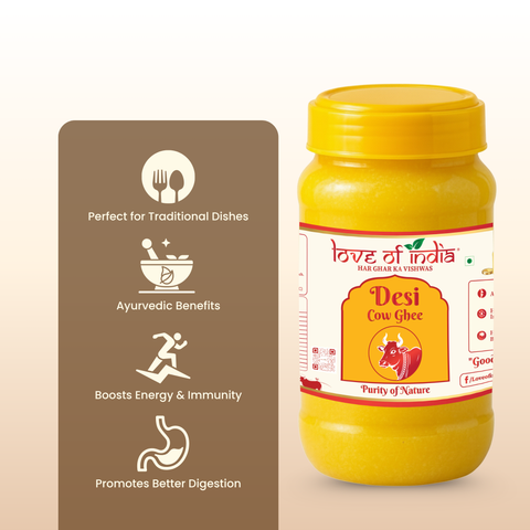 Desi Cow Ghee Traditionally Crafted for Everyday Nourishment | 1000ml
