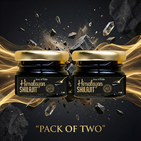 Pure Himalayan Shilajit Resin | Rich in Fulvic Acid & 85+ Minerals | Pack of 2