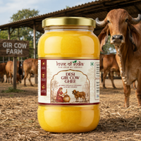 A2 Gir Cow Ghee – Bilona Method | Gujarat Sourced | 30 Litres of Milk, 1 Litre of Ghee