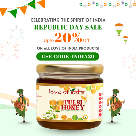 Tulsi Honey 400g | 100% Pure – Manages Stress & Boosts Immunity