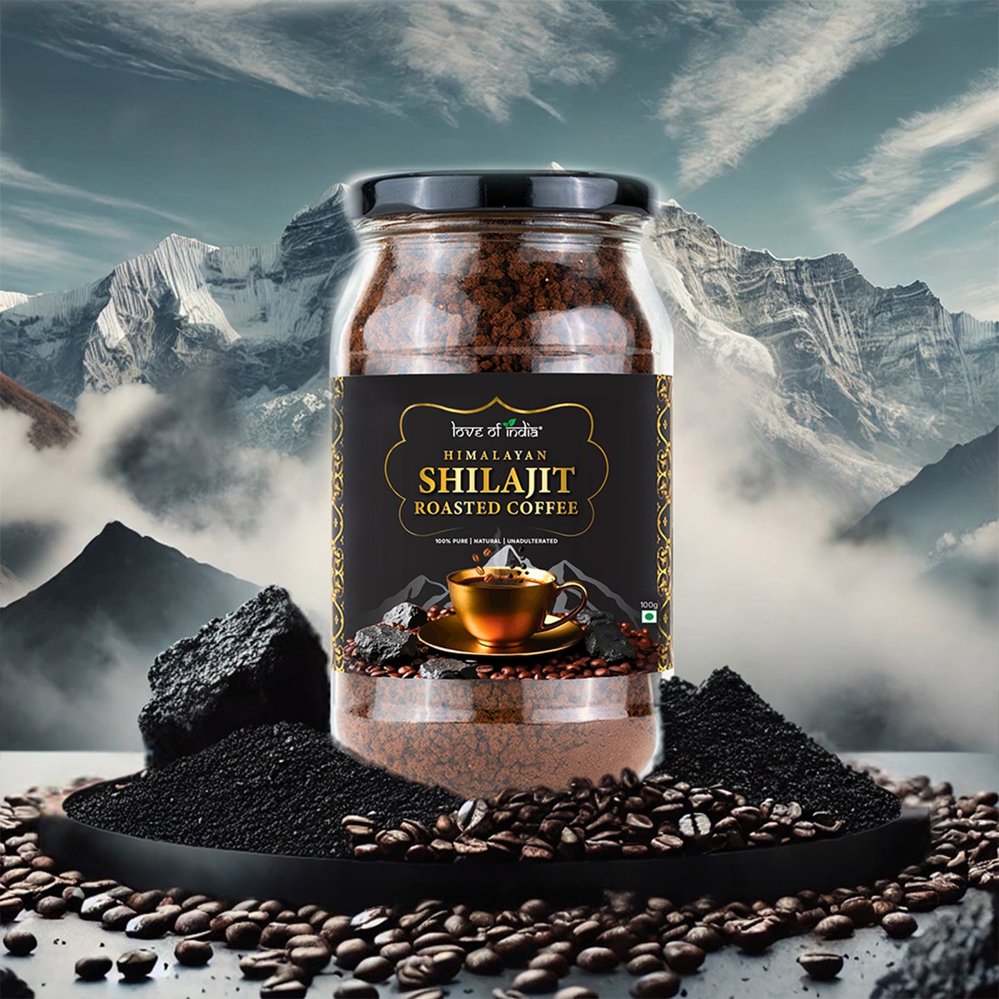 Himalayan Shilajit Roasted Premium Coffee by Love of India