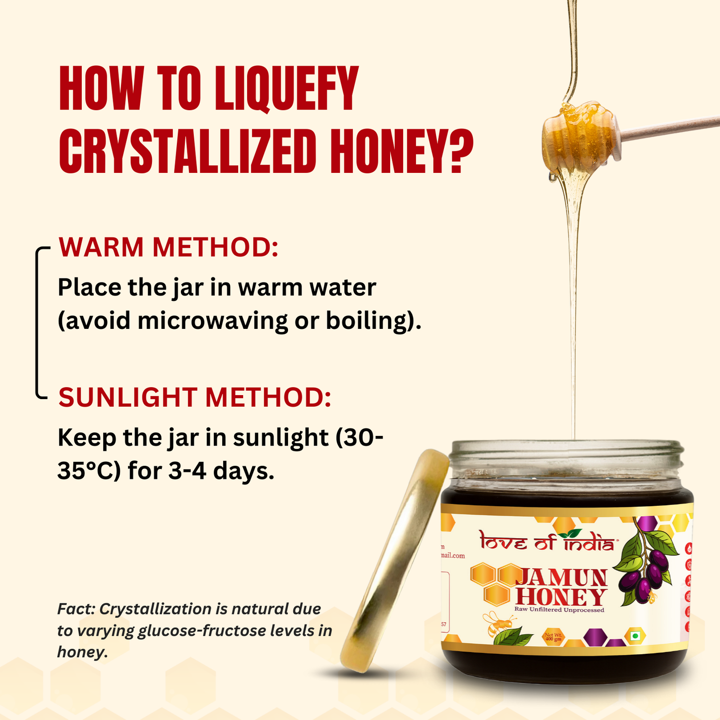 Jamun Honey 400g | 100% Pure – Supports Blood Sugar Balance