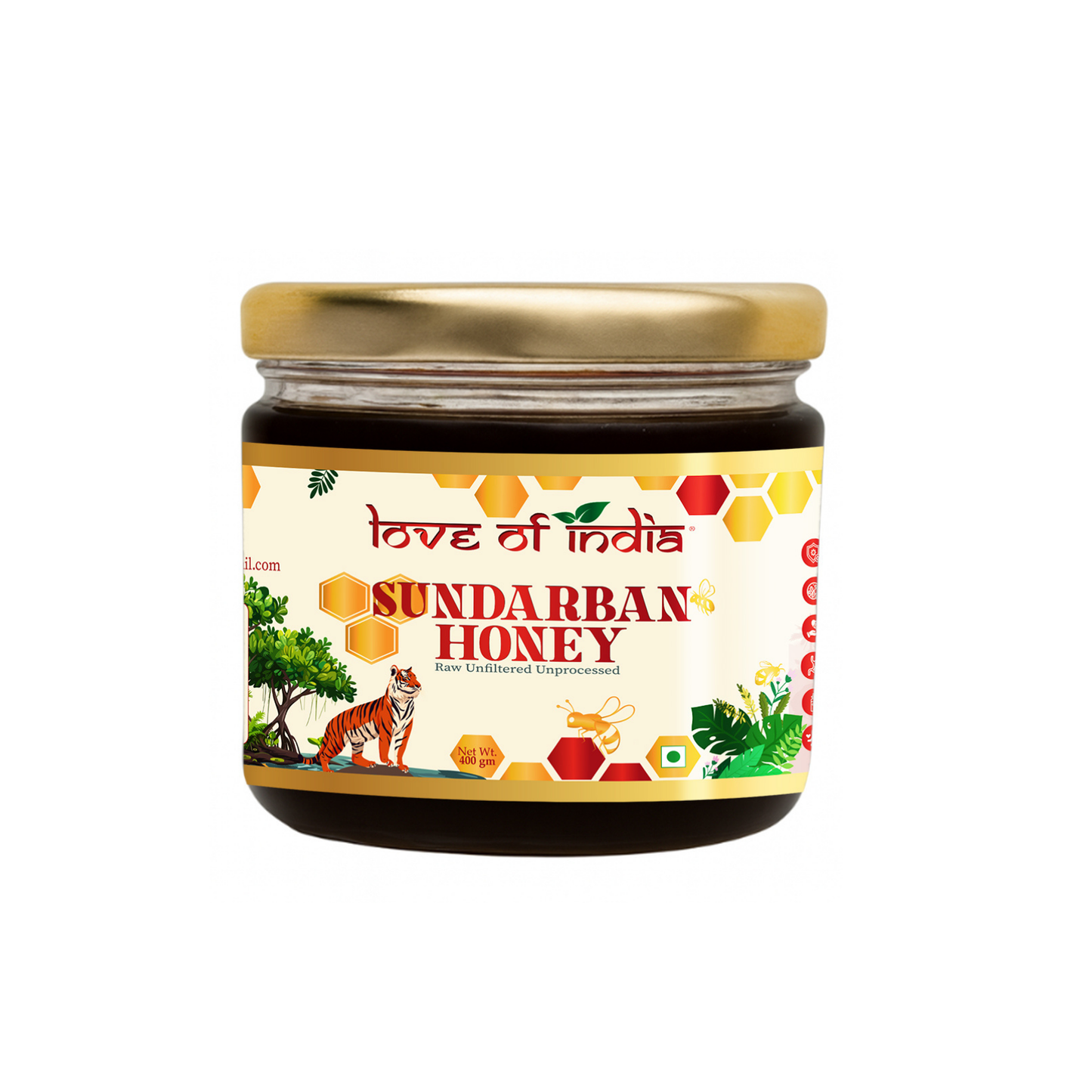 Sundarban Honey 400g | 100% Pure – Wild Forest Nectar for Immunity