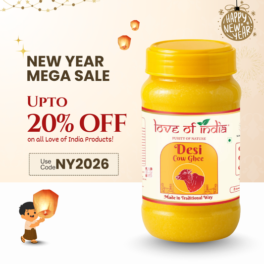 Desi Cow Ghee made by Traditional Method | 1000ml