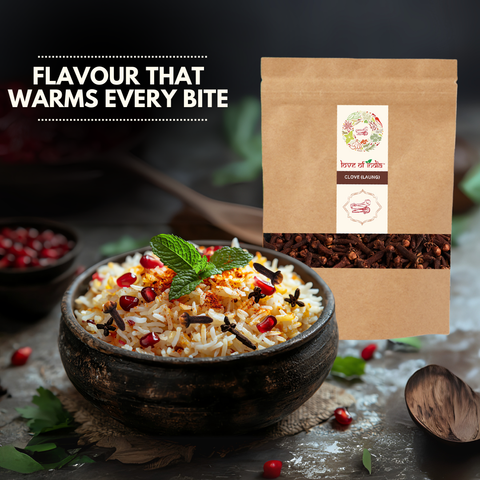 Organically Grown Clove (Laung) Golden Brown | Kerala (Idduki) | Premium Export Quality