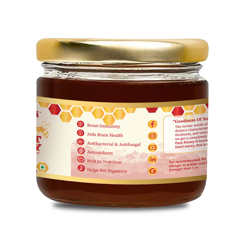 Forest Honey (Raw, Unfiltered, Unprocessed & Non-Pasteurised) 400gm