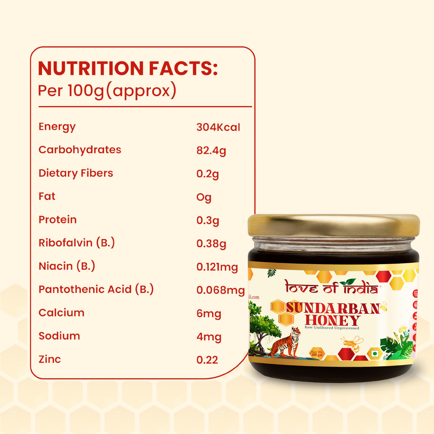 Sundarban Honey 400g | 100% Pure – Wild Forest Nectar for Immunity