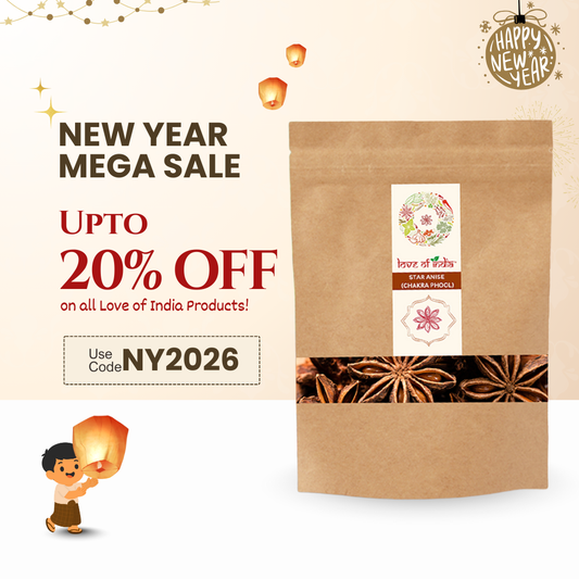 Organically Grown Star Anise (Chakra Phool) | Premium Export Quality and Natural Flavor