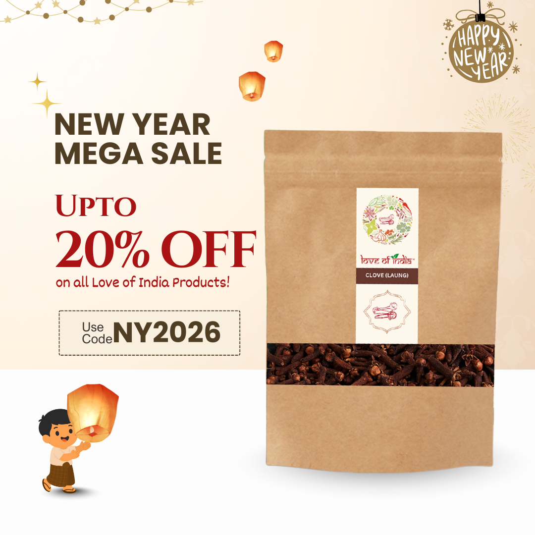 Organically Grown Clove (Laung) Golden Brown | Kerala (Idduki) | Premium Export Quality