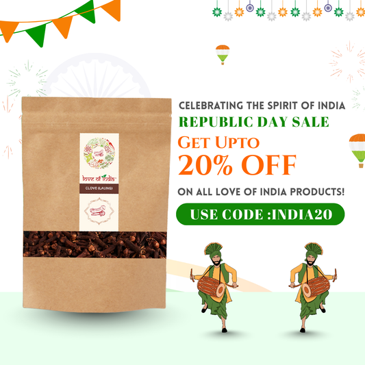 Organically Grown Clove (Laung) Golden Brown | Kerala (Idduki) | Premium Export Quality