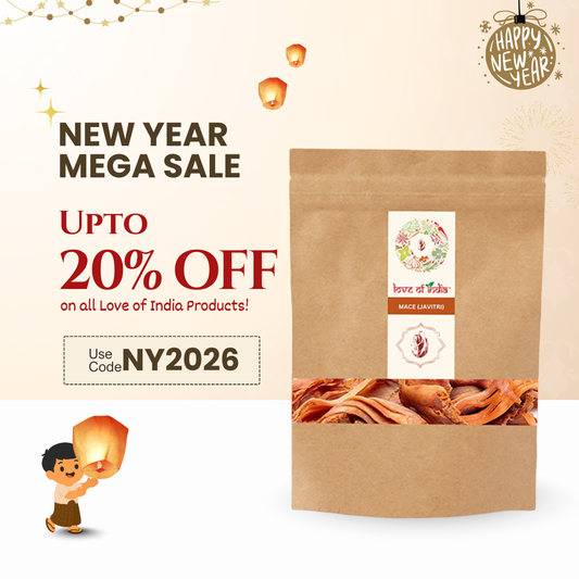 Organically Grown Mace (Javitri) Full Flower | Kerala (Idduki) -10gm | Premium Export Quality and Natural Flavor