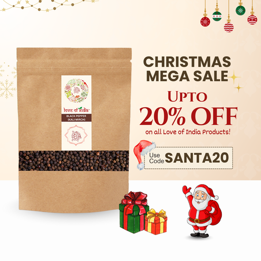 Organically Grown Black Pepper Bold (Kali Mirch) | Kerala (Idduki) | Premium Export Quality