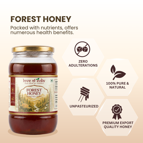 Forest Honey — Raw, Unfiltered, Never Heated | Lab Tested