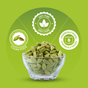 Organically Grown Green Cardamom (Elaichi) 7mm+ | Kerala (Idduki) | Premium Export Quality