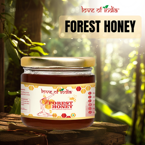 Forest Honey (Raw, Unfiltered, Unprocessed & Non-Pasteurised)