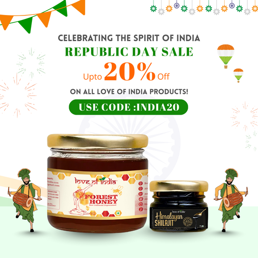 Daily Strength Combo: Pure Himalayan Shilajit Resin (20g) + FREE Forest Honey (400g) – Energy, Immunity & Recovery Boost