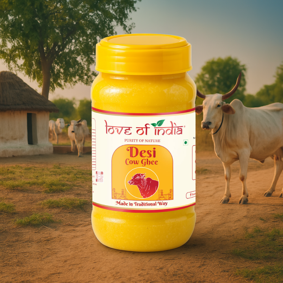 Love of India Desi Cow Ghee made by Traditional Method | 1000ml