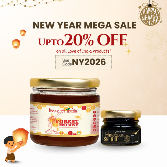 Daily Strength Combo: Pure Himalayan Shilajit Resin (20g) + FREE Forest Honey (400g) – Energy, Immunity & Recovery Boost