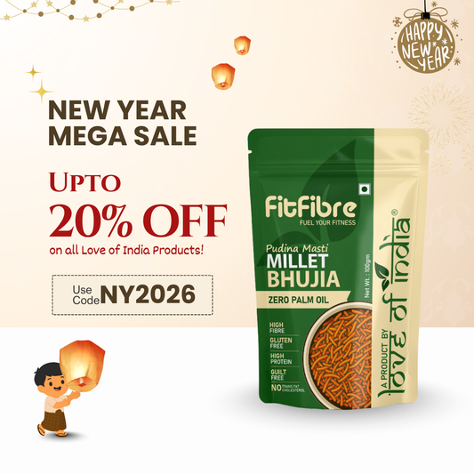 FitFibre Pudina Masti Bhujia – Refreshing Twist to Your Favourite Snack