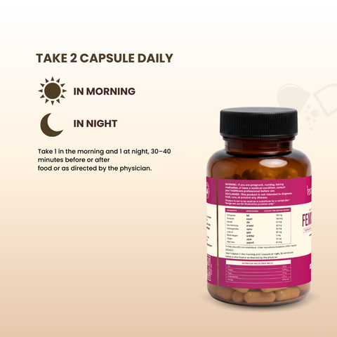 Femme Bloom - 60 Veg Capsules