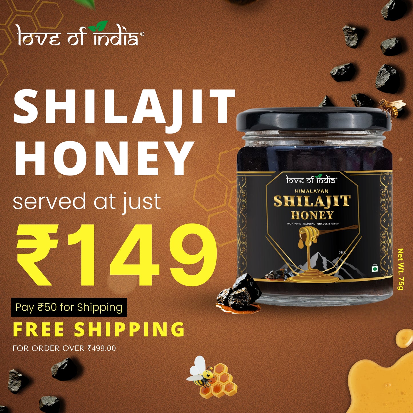 Himalayan Shilajit Honey – Nature’s Pure Fusion | Love Of India