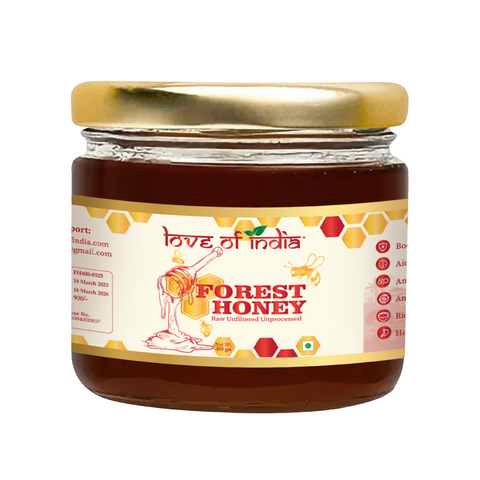 Forest Honey (Raw, Unfiltered, Unprocessed & Non-Pasteurised) 400gm