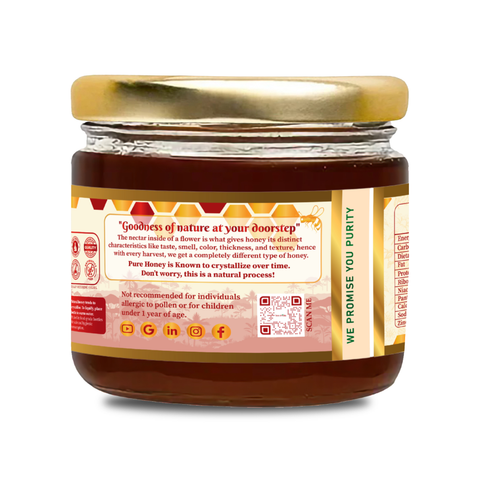 Forest Honey (Raw, Unfiltered, Unprocessed & Non-Pasteurised) 400gm