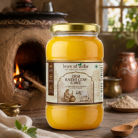 A2 Rathi Cow Ghee – Bilona Method | 30 Litres of Milk, 1 Litre of Ghee