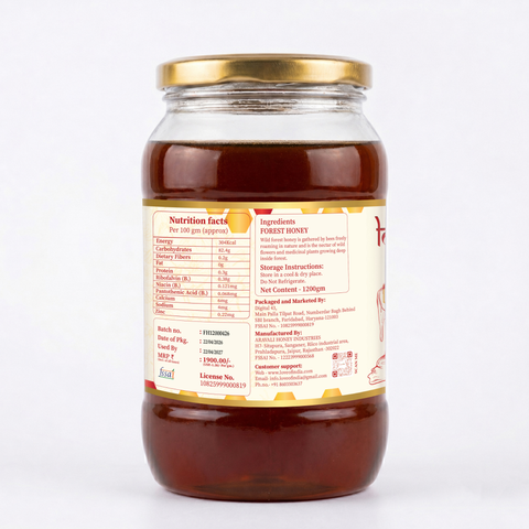 Forest Honey — Raw, Unfiltered, Never Heated | Lab Tested