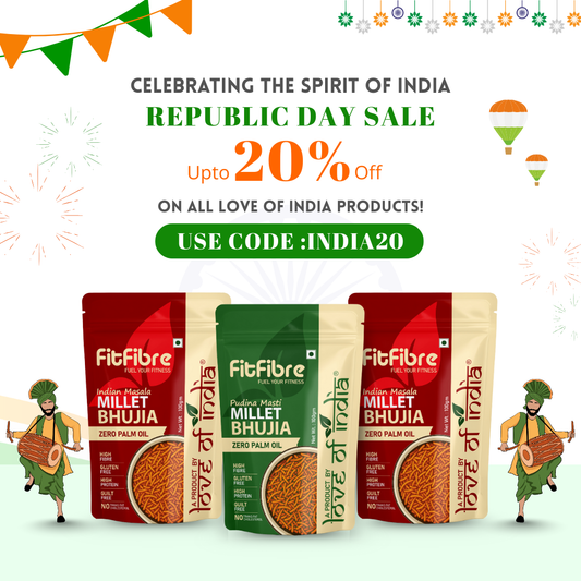 Assorted Millet Bhujia Combo Pack of 3