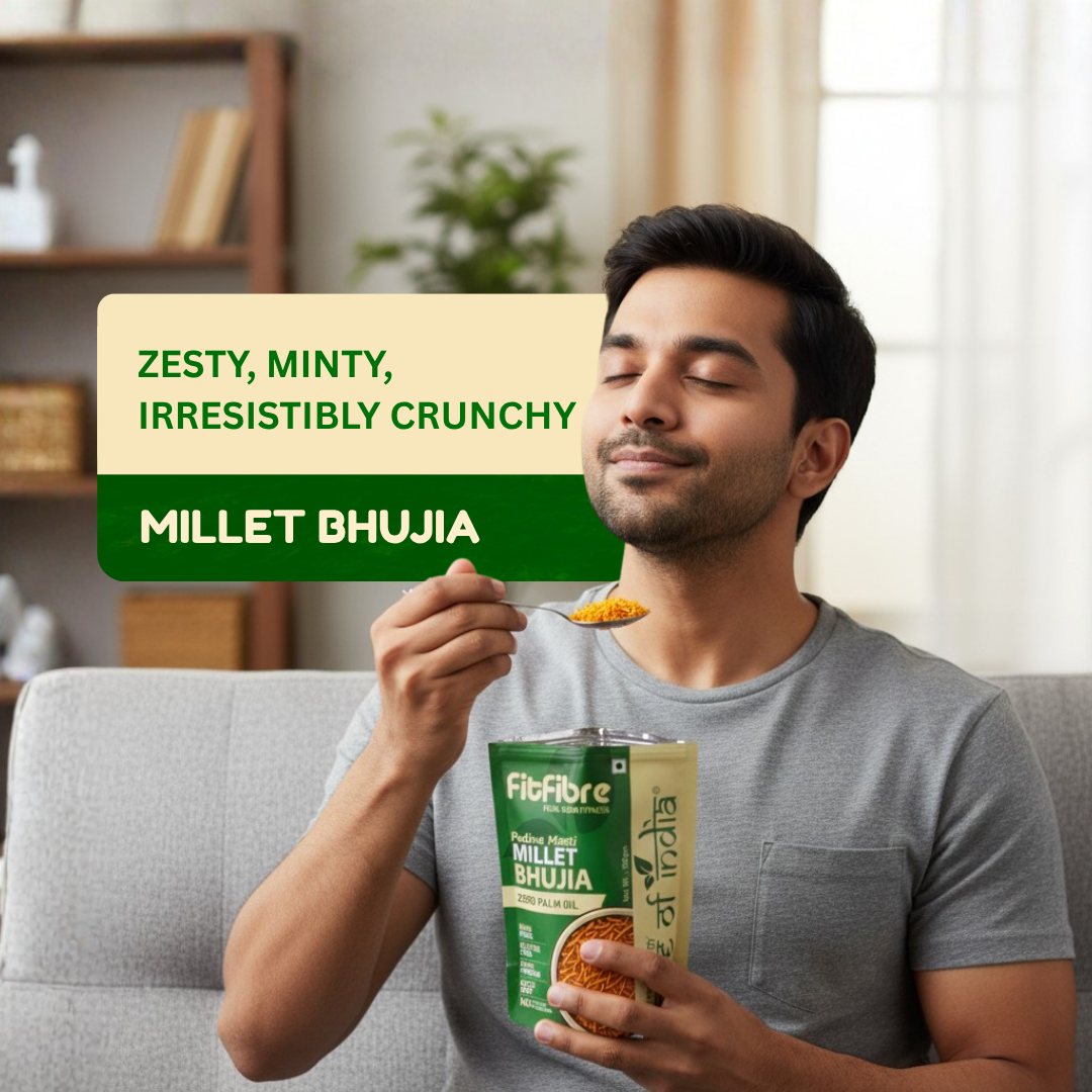 FitFibre Pudina Masti Bhujia – Refreshing Twist to Your Favourite Snack