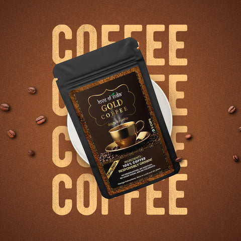 Love of India Gold Coffee - Rich Aroma | Instant Coffee | 10gm (5cups) Pack