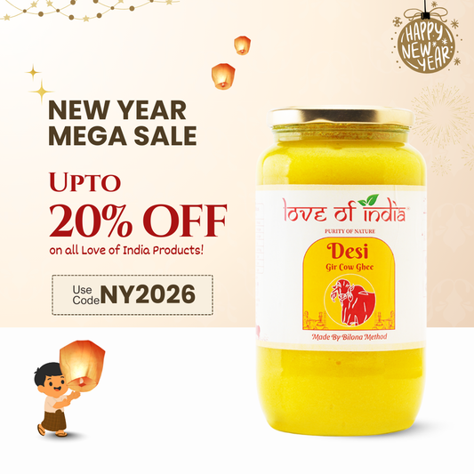 Desi Vedic Gir Cow Ghee made by Bilona method