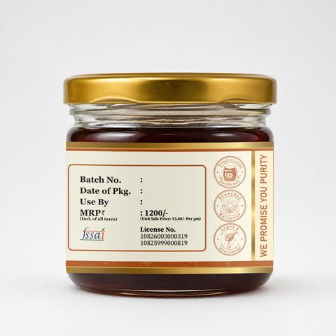 Rajasthan Acacia Honey 400g | 100% Pure– Light, Floral & Energy-Boosting
