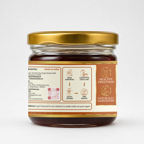 Rajasthan Acacia Honey 400g | 100% Pure– Light, Floral & Energy-Boosting